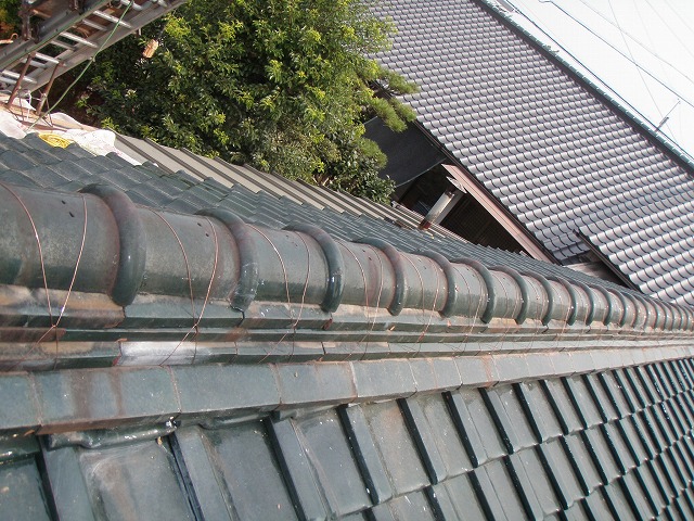 棟瓦の積み直し工事もおまかせ